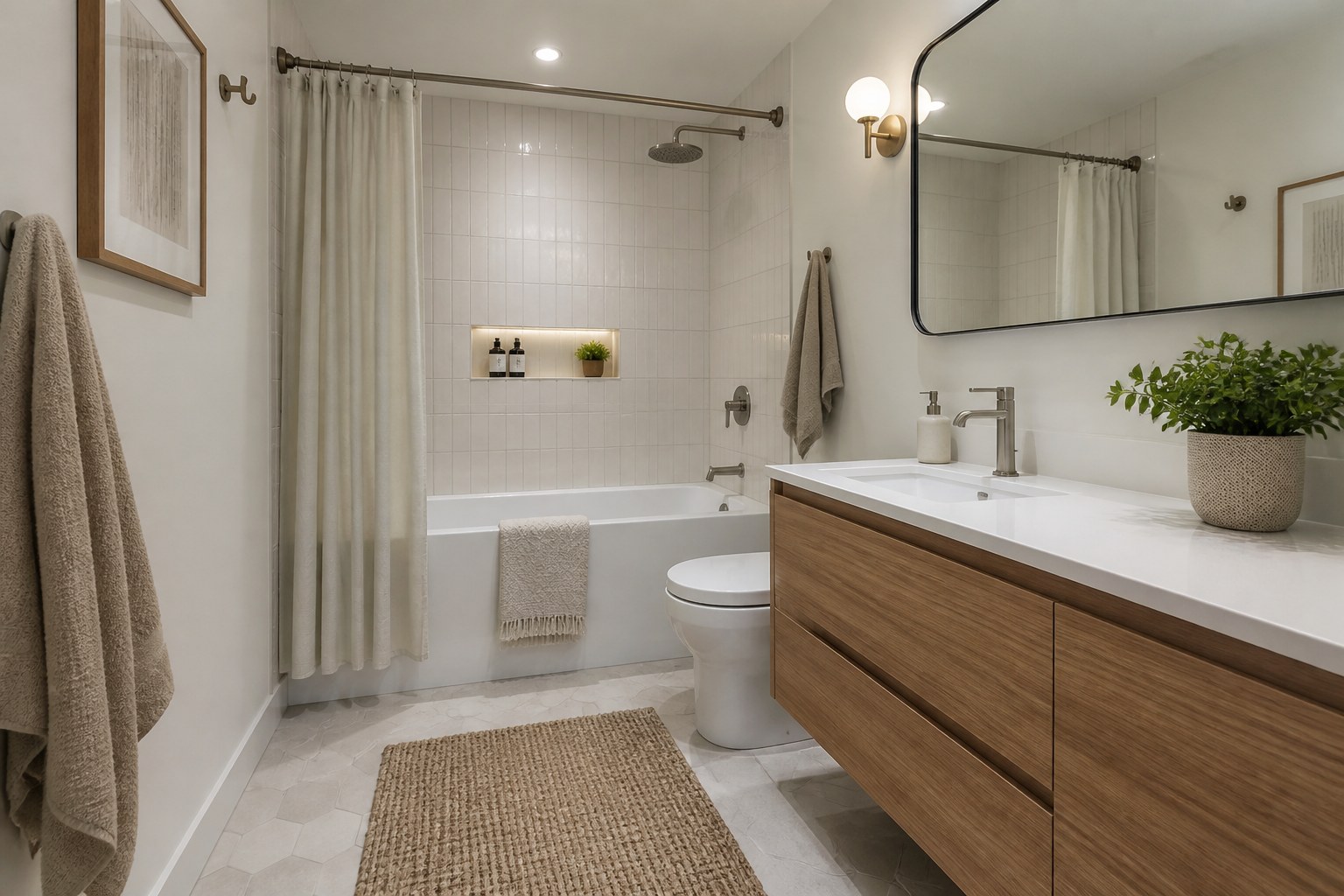 Küçük m² banyo